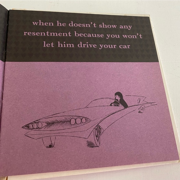 Vintage Book “Love is when you meet a man who doesn’t live with their mother” - Picture 8 of 14